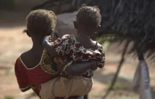 Crianças na região vítimas do ebola na África ocidental.