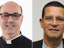 Mons. Carlos José de Oliveira, Bispo nomeado de Apuracana e Dom José Eudes Campos do Nascimento, novo bispo de São João del Rei