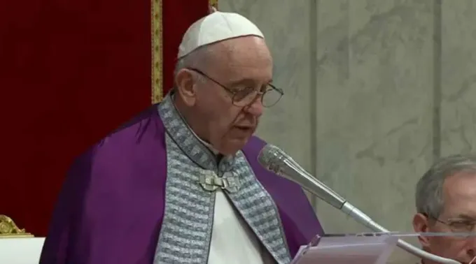 NotaCelebracionPenitencialPapaFrancisco-CapturaYoutube-29032019.jpg ?? 