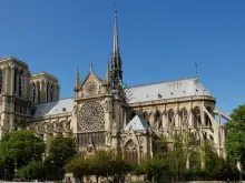 Fachada da Catedral de Notre Dame em Paris (França).