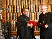 O arcebispo-mor Sviatoslav Shevchuk, e o arcebispo Stanisław Gądecki