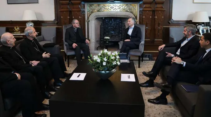 Obispos-Iglesia-Catolica-Argentina-Mauricio-Macri_Casa-Rosada-Presidencia-Nacion-CCBY2.5AR.jpg ?? 