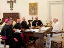 Bispos do Chile em audiência com o Papa Francisco 