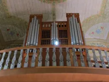 Órgão de tubos da igreja do Sagrado Coração de Jesus.