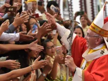 Papa Francisco na Missa que presidiu nesta quinta-feira, 30 de novembro, em Mianmar.