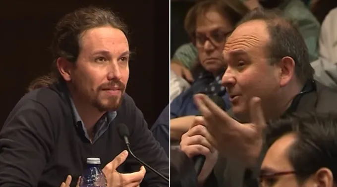 PabloIglesias_JuanCarlosGuirao_CapturaYouTube_EuropaPress_280416.jpg ?? 