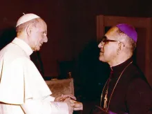 Papa Paulo VI e Beato Óscar Romero (1978