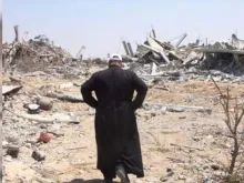 Padre Jorge em Gaza.