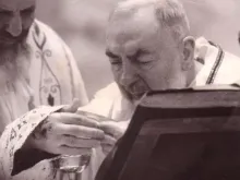 Imagem de arquivo do Padre Pio.