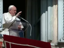 Papa Francisco na oração do Ângelus em 12 de dezembro de 2021. Crédito: Captura de vídeo