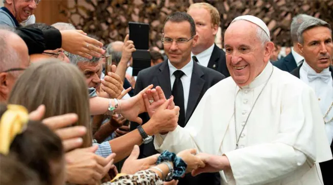 Papa-Francisco-Audiencia-Asociacion-Santa-Cecilia-Vatican-Media-28092019.jpg ?? 