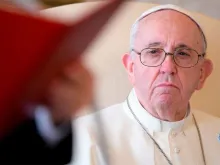 Papa Francisco durante a Audiência Geral.