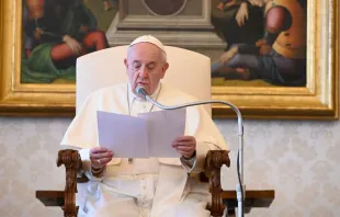 Papa durante a audiência.