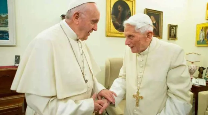 Papa-Francisco-Benedicto-XVI-Vatican-Media-280619.jpg ?? 