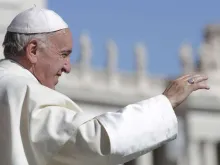 Papa Francisco. Crédito: Daniel Ibáñez