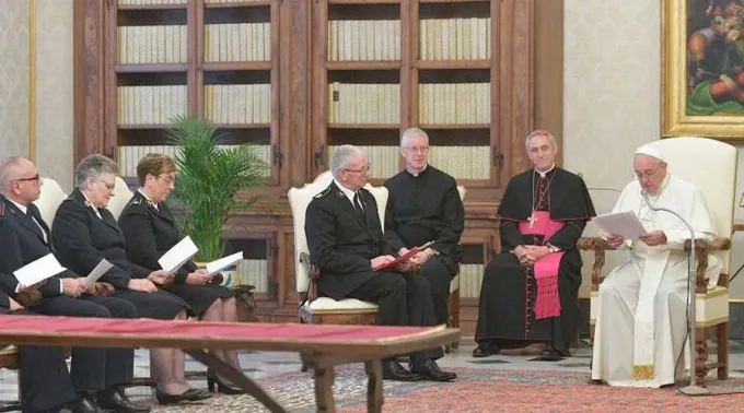 Papa-Francisco-Ejercito-Salvacion-Vatican-Media-08112019.jpeg ?? 