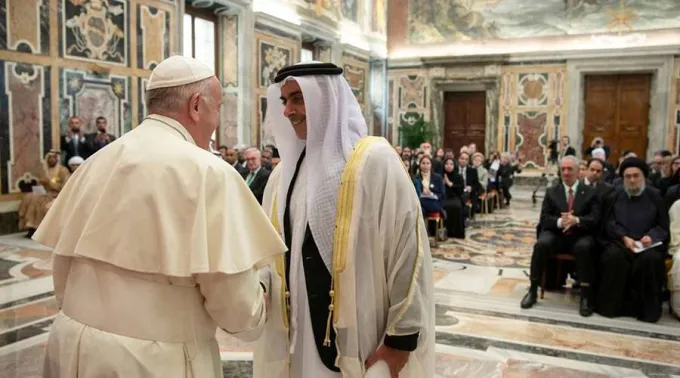 Papa-Francisco-Jeque-AbuDhabi-VaticanMedia-18112019.jpeg ?? 