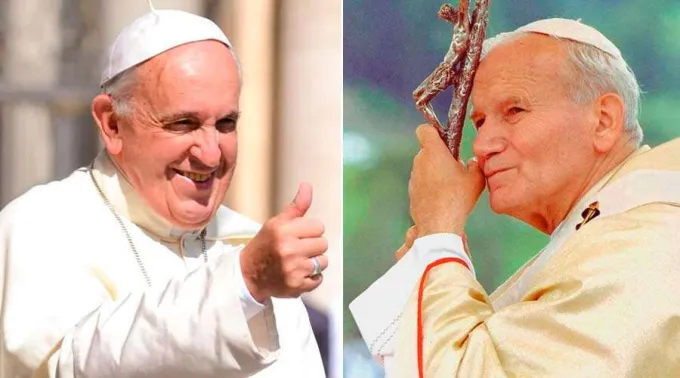 Papa-Francisco-Juan-Pablo-II-Daniel-Ibanez-Vatican-Media-020919.jpg ?? 