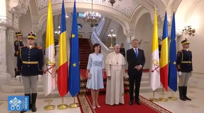 Papa-Francisco-Palacio-Presidencial-Rumania-Youtube-31052019.jpg ?? 