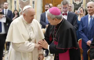 Papa Francisco em audiência em 22 de junho