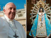 Papa Francisco e Nossa Senhora de Luján.