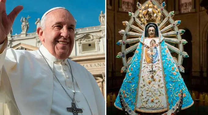 Papa-Francisco-Virgen-Lujan-Vatican-Media-Santuario-Lujan-28092020.jpg ?? 