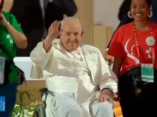 Papa Francisco na vigília com os jovens da JMJ Lisboa 2023