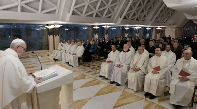 PapaCasaSantaMarta_18feb2019_VaticanMedia.jpg ?? 