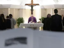 Papa Francisco na Missa da Casa Santa Marta.