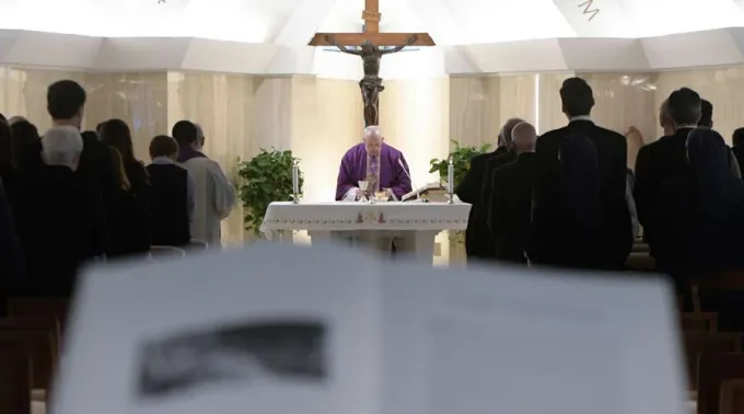 PapaCasaSantaMarta_8marzo2019_VaticanMedia.jpg ?? 