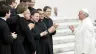 Papa Francisco com seminaristas.