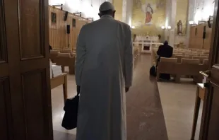 Papa nos exercícios espirituais da Quaresma.