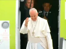 Papa Francisco se despede de Portugal