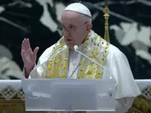 Papa Francisco durante a bênção Urbi et Orbi 