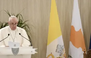 Papa Francisco no palácio presidencial de Chipre 