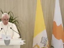 Papa Francisco no palácio presidencial de Chipre 