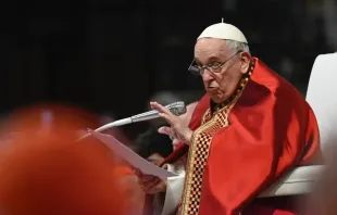 O papa Francisco celebrou a missa na Solenidade de São Pedro e São Paulo em 29 de junho