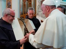 Papa durante sua visita a Assis em 4 de agosto 