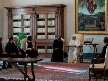 Papa durante a audiência.