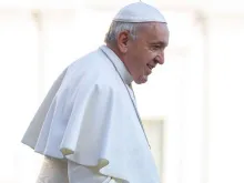 Papa Francisco durante a Audiência Geral.