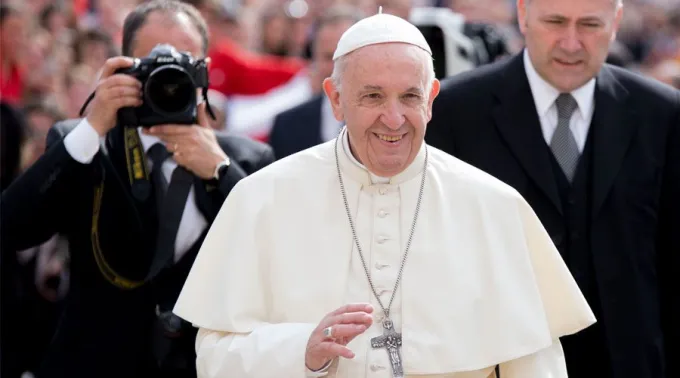 PapaFranciscoAudienciaGeneral_DanielIbanezACI_02052018.jpg ?? 