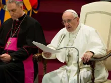 Papa Francisco durante a Audiência Geral.