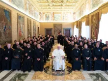 Papa durante a audiência.