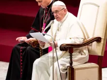 Papa Francisco durante a Audiência Geral.