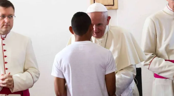 PapaFranciscoCentroCumplimientoMenoresLAsGArzasPAcoraPanama_FlickrJMJPanama250119.jpg ?? 