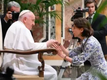 O papa Francisco recebeu a Fundação Centesimus Annus Pro Pontifice.