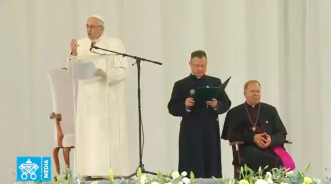 PapaFranciscoJovenesLituania_Youtube_22092018.jpg ?? 
