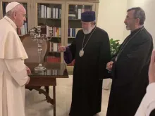 Papa Francisco com Karekin II.