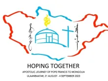 Logo da viagem apostólica do papa Francisco à Mongólia.