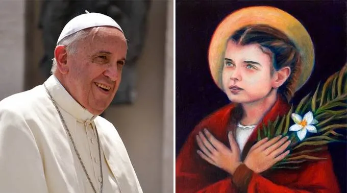 PapaFranciscoMaraGoretti_DanielIbaez_060716.jpg ?? 